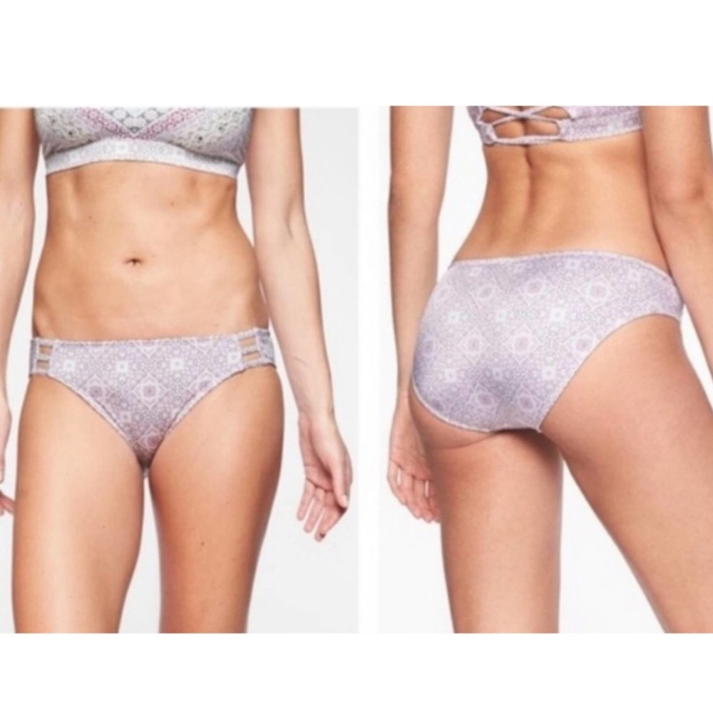 Athleta Aqualuxe Ladder Front Swim Bikini Bottom